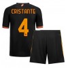 AS Roma Bryan Cristante #4 Tredjedraktsett Barn 2023-24 Kortermet (+ korte bukser)